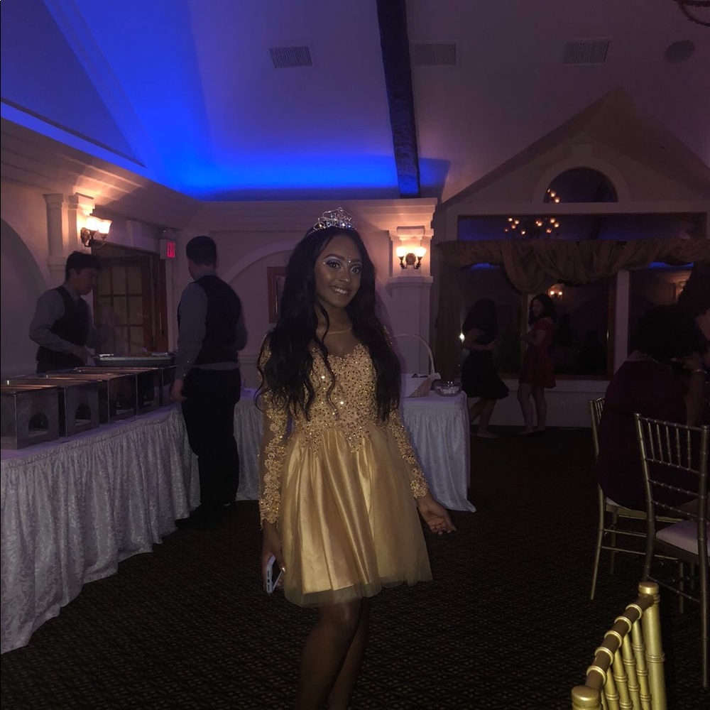 Gold Dress
